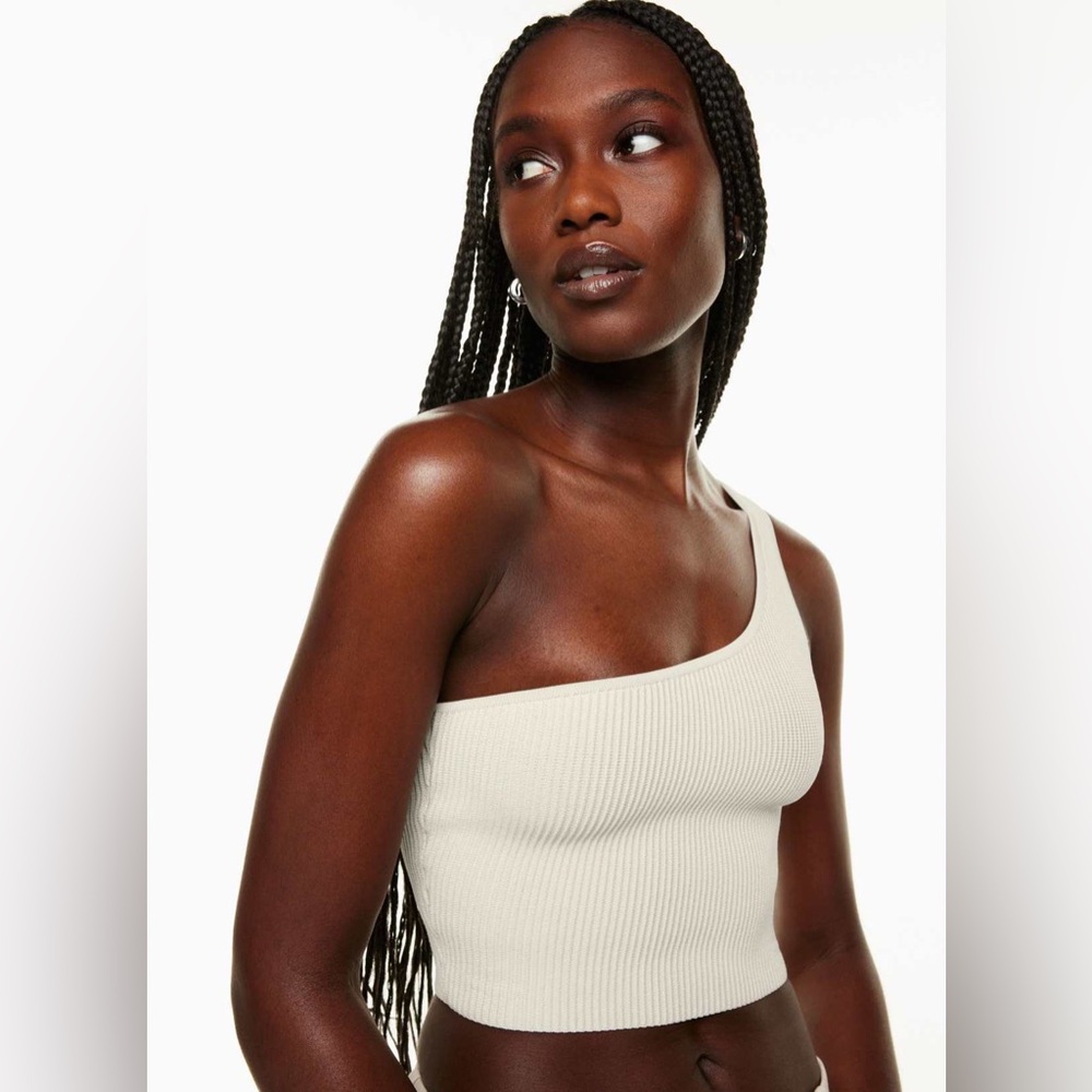 Brand new Babaton Sculpt Knit One-Shoulder Cropped Tank